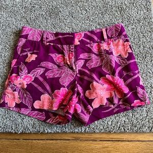 LOFT floral shorts, size 6